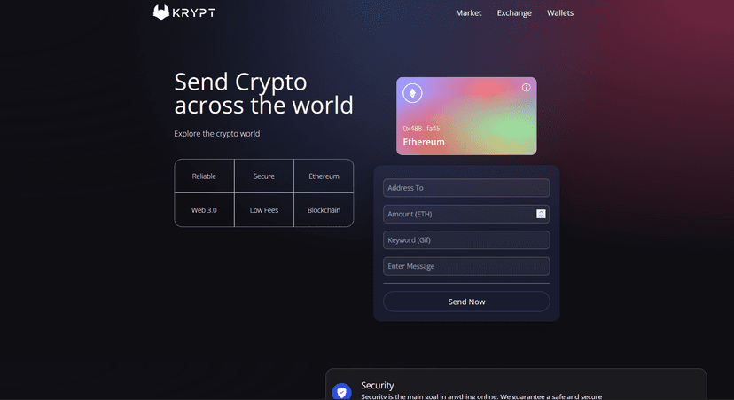 Ethereum Crypto App